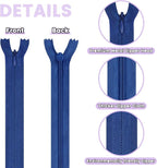 12 Inch Zippers, DOITEM 24 pcs 30cm/12 Inch Zippers - Image 4