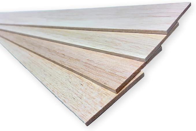 Proartek PK00042 Model BWH005X010 Pack of 10 Balsa Wood Sheets, and - Image 4