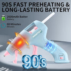 Cordless Hot Glue Gun, Fast Preheating - Image 3