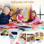 45Pcs Vibrant Felt Sheets for Sewing School Projects Party Craft Decoration | - Image 3