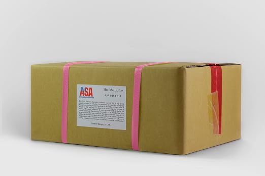 ASA 1.75 inch x 1.75 inch. All Purpose Clear Hot Melt Glue Sticks - Image 2