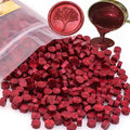 300 Pcs Wax Seal Beads Wine Red, Atopbb Premium Sealing Wax Beads by Unknown