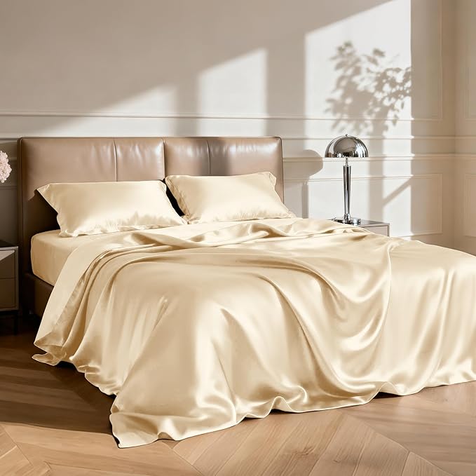 Love's cabin Satin Sheet Set, 3 Piece - Image 2