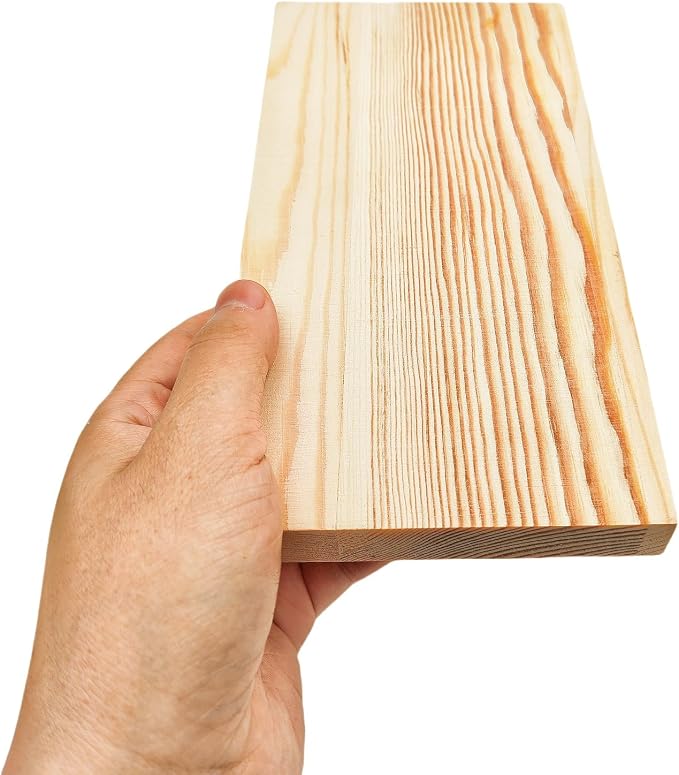 6PCS Rectangle Wood Boards Unfinished Wood Blocks - Image 4