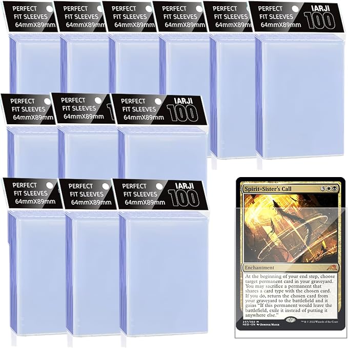 1200ct Perfect Fit Sleeves, Perfect Fit Card Sleeves, Inner Sleeves MTG by Unknown