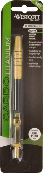 Westcott 17314 Pen-Style Retractable CarboTitanium Bonded Hobby Knife - Image 2