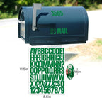Letter Stickers, Mailbox Numbers, 1.5 Inch Waterproof Vinyl Alphabet | 1 1/2 - Image 2