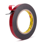 3M Automotive Acrylic Plus Tape, 0.55" x 18Ft, Dark Gray | Double Sided Tape by AdhesiveTapeAppliedtoLife