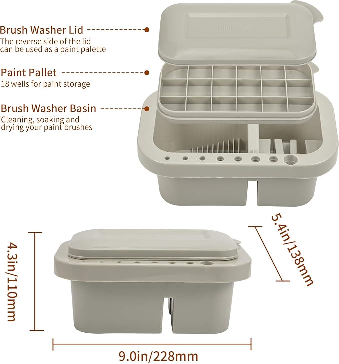 MyLifeUNIT Paint Brush Cleaner, Paint Brush Holder and Organizers - Image 5