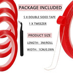 5 Rolls Double Sided Tape Nail Tape - Image 2