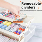 TERGOO 14in 3-Layer Multipurpose Craft Organizers and Storage - Image 3