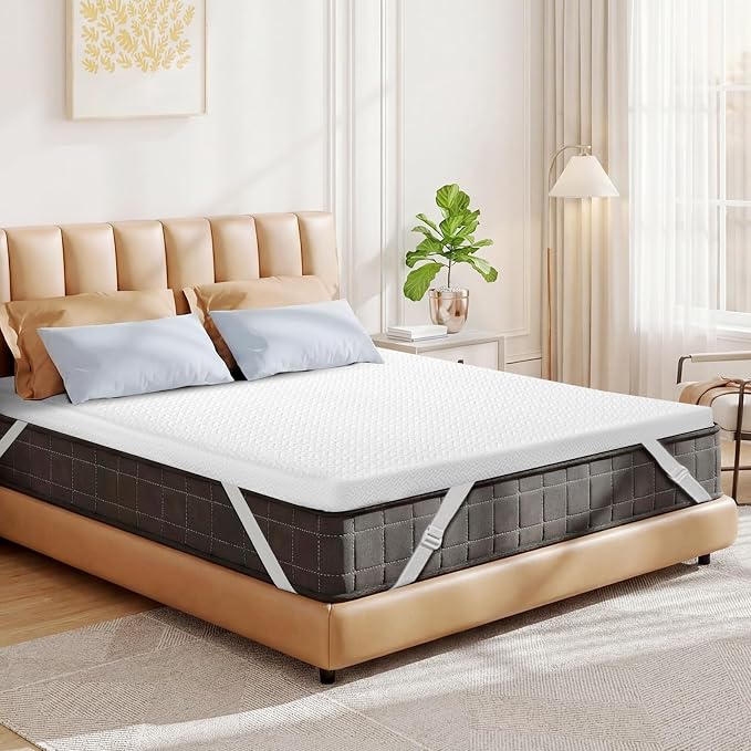 Czpalo 3 Inch Gel Memory Foam Mattress Topper Twin, Cooling Mattress Topper by Czpalo