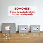 ZOMONETI 17" x 13.5" Wool Pressing Mat 100% New Zealand Felted Wool Ironing Mat - Image 6