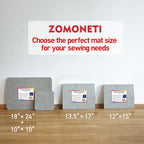 ZOMONETI 17" x 13.5" Wool Pressing Mat 100% New Zealand Felted Wool Ironing Mat - Image 6