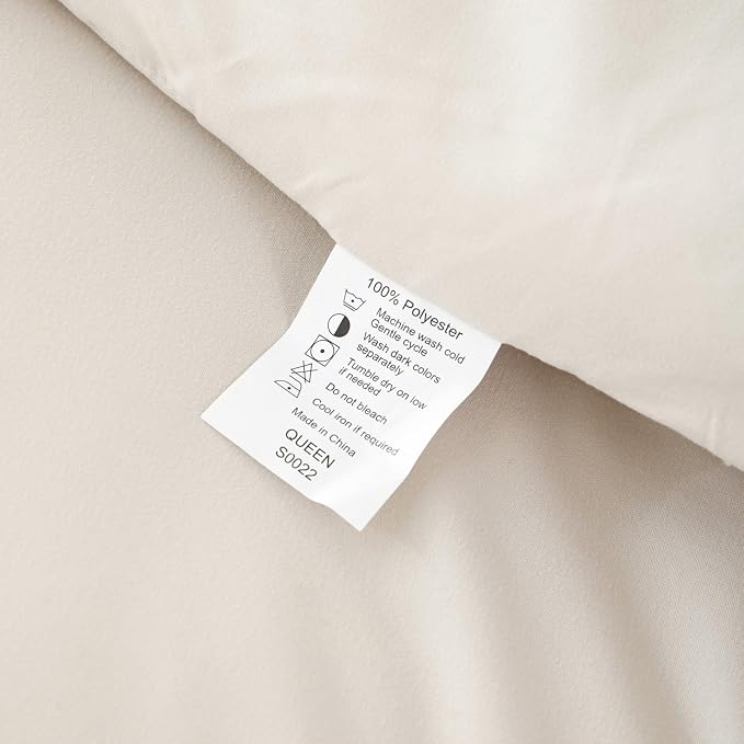 ROSGONIA Oversized Queen Comforter Beige - Image 9