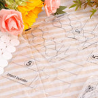 14 PCs Free Motion Quilting Template Set Includes 11 Quilting Templates - Image 8