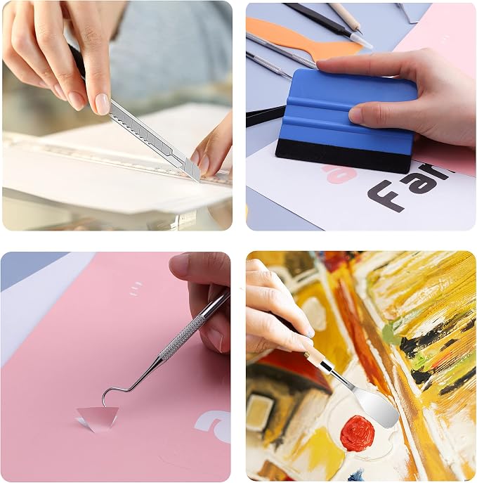 27PCS Craft Weeding Tools for Vinyl Kit, Utility Knife Set - Image 6