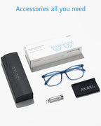ANRRI Blue Light Blocking Glasses, Anti Eyestrain Lens Lightweight Frame - Image 6