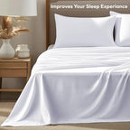 GOLD TEXTILES Queen Flat Sheet 6 Pack – Brushed Microfiber Top Sheets - Image 6