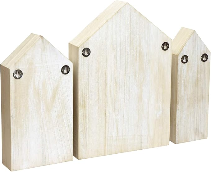 Ikee Design House-Shaped Wooden Shadow Cubby Box Display Shelf Organizer - Image 4