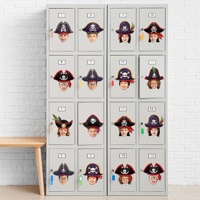 gisgfim 80Pcs Pirate Cutouts Adventure Decorations Bulletin Board Skull Hat - Image 7
