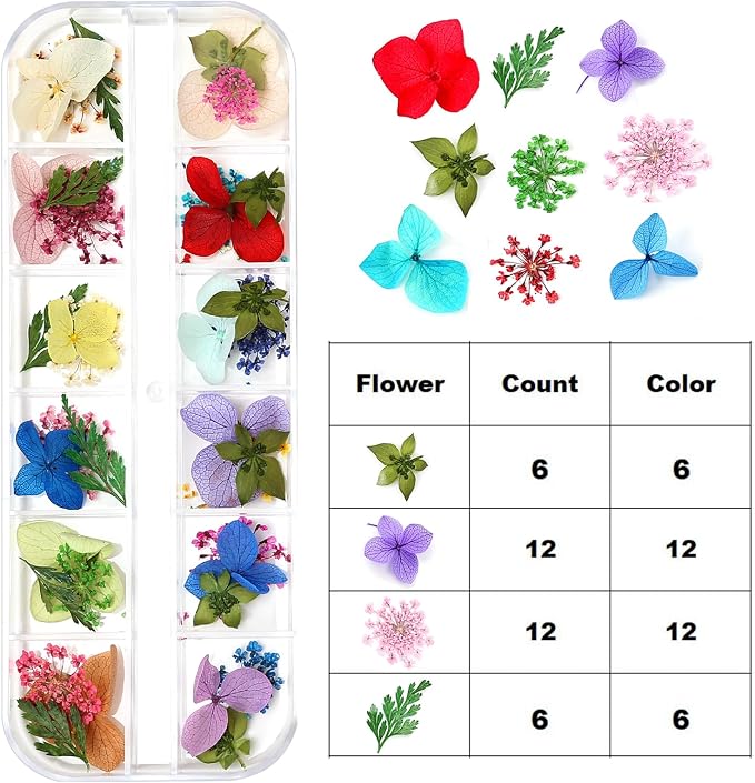 Dried Flowers for Nail Art Resin Jewelry Crafts - Image 5