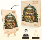Mystic Garden Hall Puzzles Adults Gifts Wooden 270 Pieces 13.4 * 13.4in - Image 5