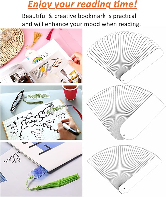 30Pcs Clear Acrylic Bookmark Blanks - Image 5