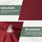 59”W Cotton Flannel Fabric, Super Soft 150GSM, Medium Weight Solid Arts & - Image 3
