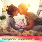 Make Your Own Unicorn Pillow Kit Arts and Crafts - Image 3
