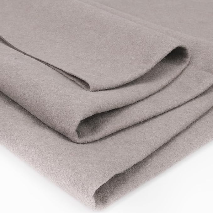 XSEINO Soft Felt Fabric, Large Single Piece, 36x72 Inch, 1.4mm Thick Light Gray by XSEINOiscreating%EF%BC%81