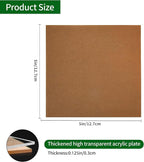Lesnlok 5 x 5 Acrylic Sheet 1/8 Thick 3mm 6 Pieces Plexiglass Sheet, - Image 2