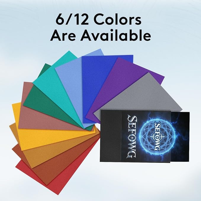 1200 Count MTG Card Sleeves, 12 Colors Matte Card Sleeves, Standard Magic Cards - Image 5