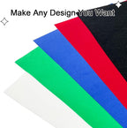 Flocked HTV Vinyl Sheets, Colorful Flock Iron on Vinyl-10 Pcs 12"x10" | Flock - Image 8