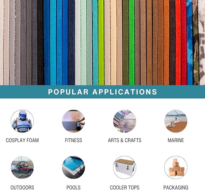LotusFoam EVA Foam Sheet 3mm – 44"x 85" Craft Foam - Image 5
