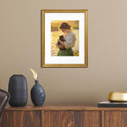 upsimples Vintage 11x14 Picture Frame, Antique Gold Frame Displays 8x10 - Image 6