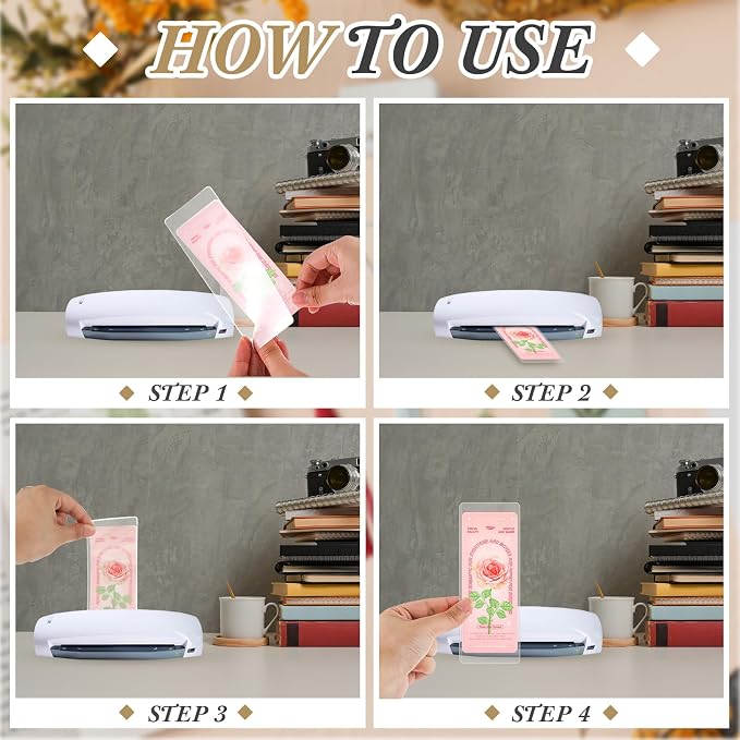 Fuyoooo 301 Pcs DIY Bookmark Making Kit 150 Bookmark Laminating Pouches 5 Mil - Image 4
