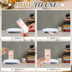 Fuyoooo 301 Pcs DIY Bookmark Making Kit 150 Bookmark Laminating Pouches 5 Mil - Image 4