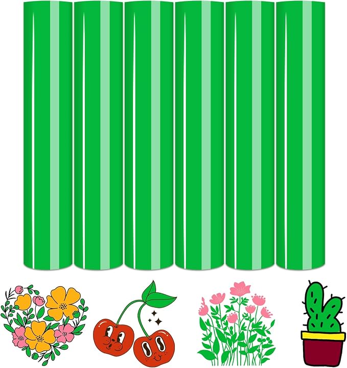 Tintnut Island Green Heat Transfer Vinyl, easy cut & weed, stretch washable by Tintnut