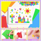 600Pcs Foam Stickers Foam Shape Stickers - Image 3