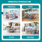 Tribello Craft Box & Art Supply Storage Organizer – Stackable Art Organizer and - Image 9