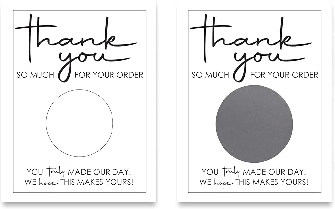 My Scratch Offs DIY Make Your Own Scratch Off Small Business Thank you Gift - Image 6