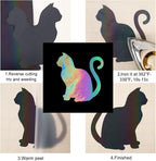 FUNKAKA Heat Transfer Vinyl Reflective Rainbow HTV Roll - Image 6