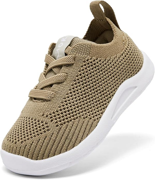 MORENDL Toddler Shoes Baby Walking Sock Shoes Infant Sneakers 0-4 Years Boy Girl Barefoot Tennis Shoe Non-Slip Brethable