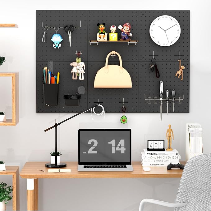 Peg Board Kit, Includes Pegboard and Accessories, - Image 6