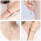 SANNIX 156Pcs/6 Sets Alphabet ABC Letter Charms Capital A-Z Charms DIY Bracelet - Image 6