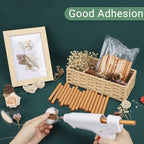 Metallic Gold Hot Glue Sticks, Manarty 48 PCS Full Size Hot Melt Glue Sticks - Image 4