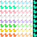 Augshy 64Pcs Mini Resin Duck Charms, Luminous Duck Beads by Augshy