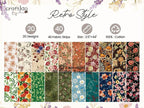 Craftido-20 Options-100% Cotton Jelly Roll Fabric Precut Strips - Image 4