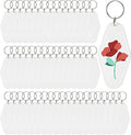 Yoption 50pcs Blank Motel Keychain Bulk by Yoption